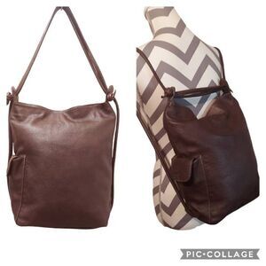 Naor Jacoby Leather Vesatile Backpack